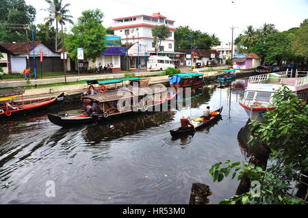 Verliebe dich in Alleppey Backwaters, Kerala Indien, (Foto Copyright © Saji Maramon) Stockfoto