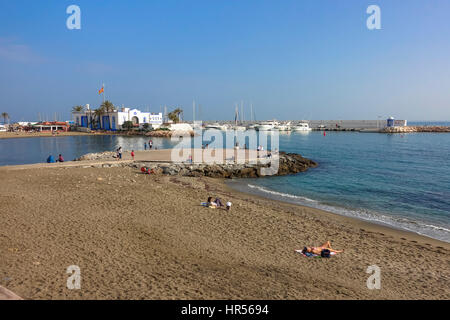 Hafen, Hafen, Marina, Marbella, Andalusien, Südspanien. Stockfoto