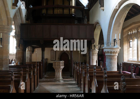 St. Michael und alle Engel Kirche, Stanton, Gloucestershire, England, Vereinigtes Königreich Stockfoto