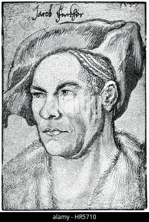 Jakob Fugger, 1459-1525, Bergbauunternehmer, deutscher Unternehmer und Bankier Stockfoto