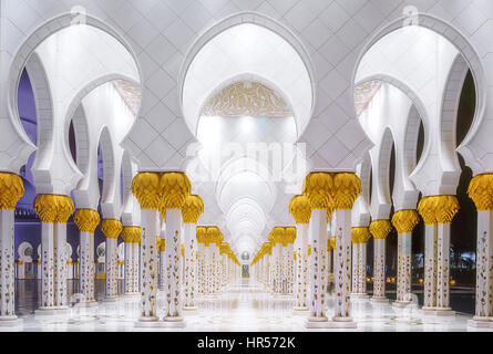 Sheikh Zayed Grand Moschee Stockfoto