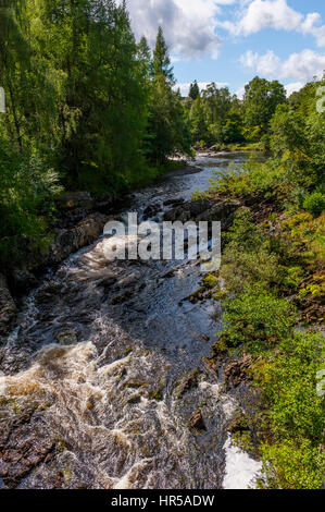 Der Fluss Lyon In Glen Lyon, Perth und Kinross, Schottland Stockfoto