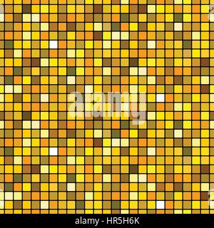 Goldene Mosaik (glänzende Polycolor Rich nahtlose Muster) Stock Vektor