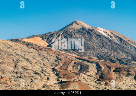 Mondlandschaft des Vulkans El Teide, Teneriffa, Kanarische Inseln, Spanien Stockfoto