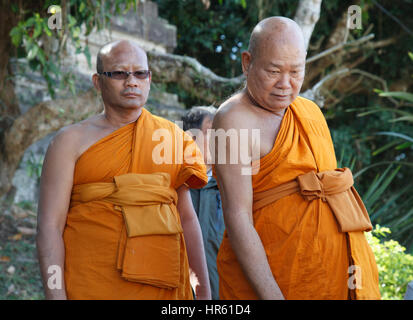 Laos, Luang Prabang, buddhistische Mönche, Stockfoto