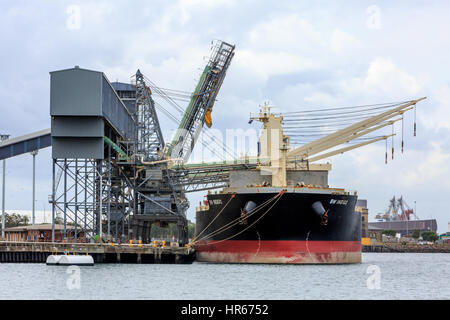 BW-Indigo Bulk Transportschiff im Hafen von Newcastle, new-South.Wales, Australien Stockfoto