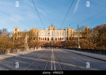 Maximilianeum, bayerischen Landtag in München, Bayern, Deutschland Stockfoto