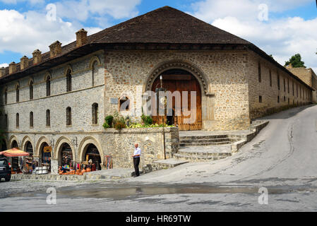 Sheki, Aserbaidschan - 13. September 2016: Obere Karawanserei ist ein historisches Denkmal in Sheki 18.-19. Jahrhundert. Es wurde von Händlern zur th speichern Stockfoto