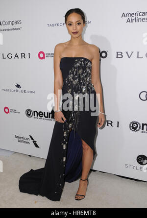 West Hollywood, Kalifornien, USA. Februar 2017. Amber Stevens West. 25. Jährliche Elton John Academy Awards Viewing Party im West Hollywood Park. Quelle: Birdie Thompson/AdMedia/Alamy Live News Stockfoto