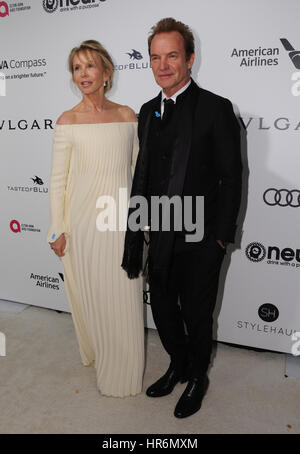 West Hollywood, Kalifornien, USA. Februar 2017. Stich. 25. Jährliche Elton John Academy Awards Viewing Party im West Hollywood Park. Quelle: Birdie Thompson/AdMedia/Alamy Live News Stockfoto