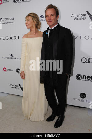 West Hollywood, Kalifornien, USA. Februar 2017. Stich. 25. Jährliche Elton John Academy Awards Viewing Party im West Hollywood Park. Quelle: Birdie Thompson/AdMedia/Alamy Live News Stockfoto