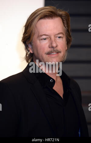 Beverly Hills, Kalifornien. 26. Februar 2017. David Spade besucht die 2017 Vanity Fair Oscar Party hosted by Graydon Carter im Wallis Annenberg Center für darstellende Künste am 26. Februar 2017 in Beverly Hills, Kalifornien. | Verwendung Weltweit/Picture Alliance Credit: Dpa/Alamy Live-Nachrichten Stockfoto