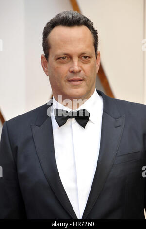 Hollywood, Kalifornien. 26. Februar 2017. Vince Vaughn besucht die 89. Oscar-Verleihung in Hollywood & Highland Center am 26. Februar 2017 in Hollywood, Kalifornien. | Verwendung Weltweit/Picture Alliance Credit: Dpa/Alamy Live-Nachrichten Stockfoto