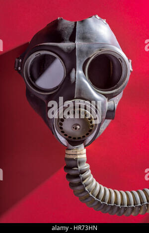 Britischen WW2 Gasmaske Stockfoto