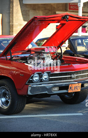 Morris Cruise Night, Morris, Illinois, 08.11.13 Stockfoto