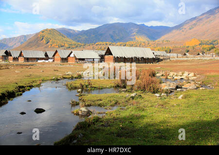 HEMU Dorf Stockfoto