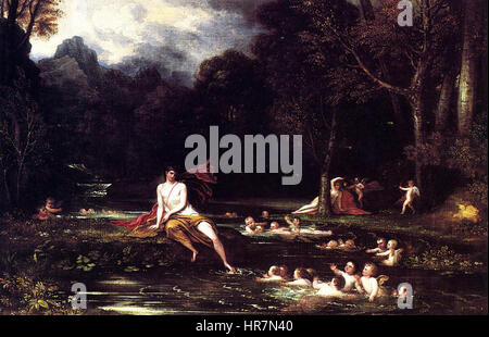 West, Benjamin - Narziss und Echo - 1805 Stockfoto