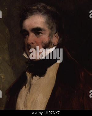 William Lamb, 2. Viscount Melbourne von Sir Edwin Henry Landseer - zuschneiden Stockfoto