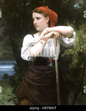 William-Adolphe Bouguereau (1825-1905) - Schwinger (1869) Stockfoto