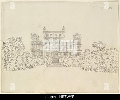 Wollaton Hall von Samuel Hieronymus Grimm 1773 Stockfoto