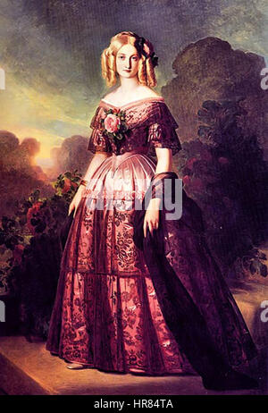 Winterhalter - Maria Carolina von Bourbon-zwei Sizilien Stockfoto