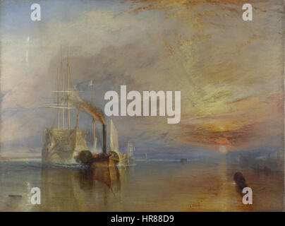 Der kämpfende Temeraire, JMW Turner, National Gallery Stockfoto