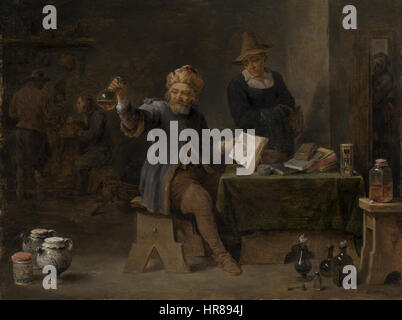 Das Dorf Arzt - David Teniers der jüngere - Google Cultural Institute Stockfoto