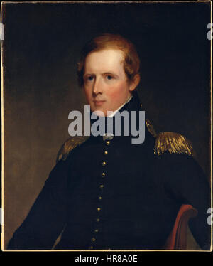 Thomas Sully - Porträt von Major John Biddle Stockfoto