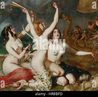 Die Sirenen und Ulysses von William Etty, 1837 (Sirenen) Stockfoto