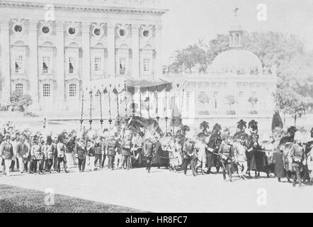 Die Beerdigung von Kaiser Friedrich III. Stockfoto