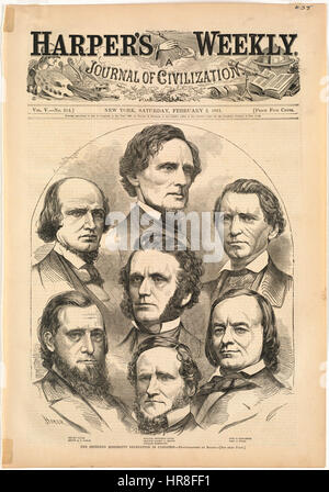 Die seceding Mississippi-Delegation im Kongress (Boston Public Library) Stockfoto