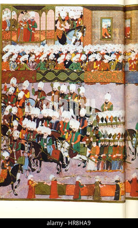 Siegesparade der Mehmed III nach der Eroberung von Eger A Stockfoto