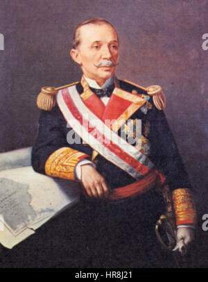 Vicealmirante Juan Bautista Antequera y Bobadilla (Museo Naval de Madrid) Stockfoto