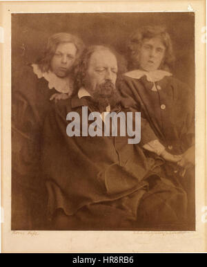Tennyson und seine Söhne von Julia Margaret Cameron Stockfoto