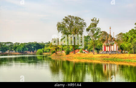 See am Wat Phra Ram in Ayutthaya, Thailand Stockfoto