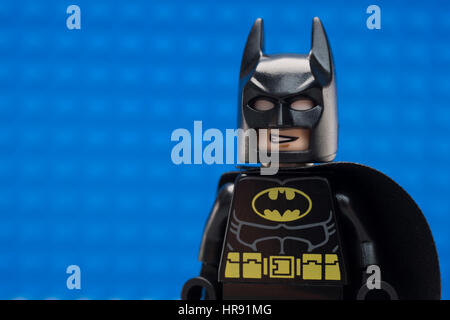 LEGO Batman Minifigur Stockfoto