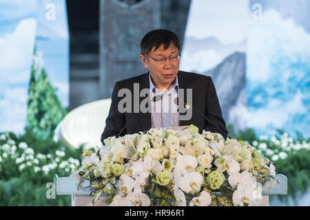 Taipei, Taiwan. 28. Februar 2017. Präsident von Taiwan Tsai Ing-Wen besucht die 70. Jubiläums-Veranstaltung des 228 Vorfalls in Taipeh am 28. Februar 2017. Bildnachweis: Chan Long Hei/Pacific Press/Alamy Live-Nachrichten Stockfoto