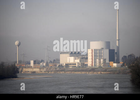 Centrale Nucleare Enrico Fermi, Trino Vercellese Stockfoto