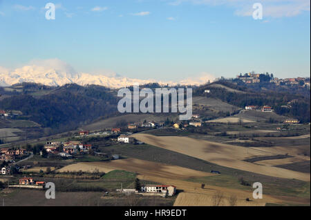 Grazzano Badoglio, Monferrato, Piemont, Italien Stockfoto