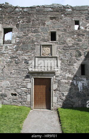 Muness Castle, Unst, Shetland, Scotland, UK Stockfoto