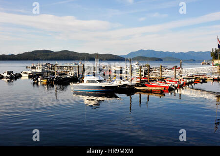 VEW Hafen in Setter Bucht, alaska Stockfoto