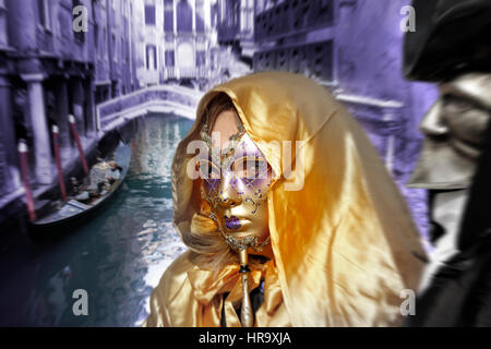 Venedig Karnevalsmaske, Italien Stockfoto