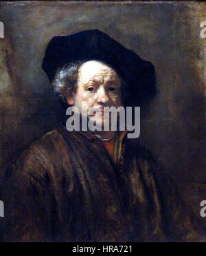 Rembrandt - Selbstporträts, 1660 Stockfoto