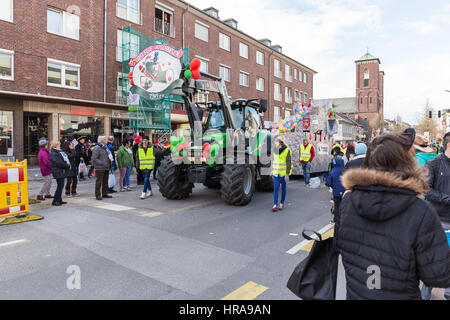 Stolberg, Deutschland - Rose Montag Parade (Rosenmontagszug) am 28. Februar 2017 - Stolberg, NRW, Nordrhein Westfalen, Deutschland, Europa Stockfoto