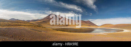 Miscanti Lagune und die Berge in der Atacama-Wüste - Chile Stockfoto