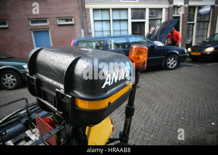 Triple-A-Service in den Niederlanden (ANWB) Stockfoto
