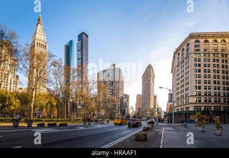 Gebäude nahe Madison Square Park - New York City, USA Stockfoto