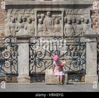 GRANITOBELISK DES THEODOSIS ISTANBUL TÜRKEI Stockfoto