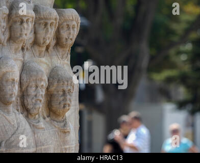 GRANITOBELISK DES THEODOSIS ISTANBUL TÜRKEI Stockfoto