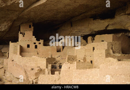 Cliff Palace, Mesa Verde Nationalpark, Colorado, Vereinigte Staaten von Amerika Stockfoto
